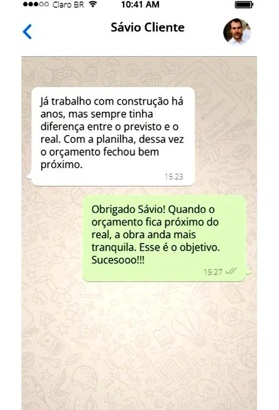 Depoimento de cliente